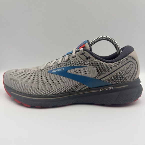 Brooks Ghost 14 Men\'s Size 9 Gray Running Athletic Shoes Sneakers 1103691D078 main image 7